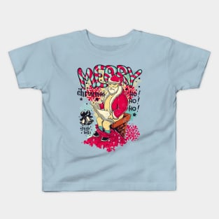 Naughty Santa Kids T-Shirt